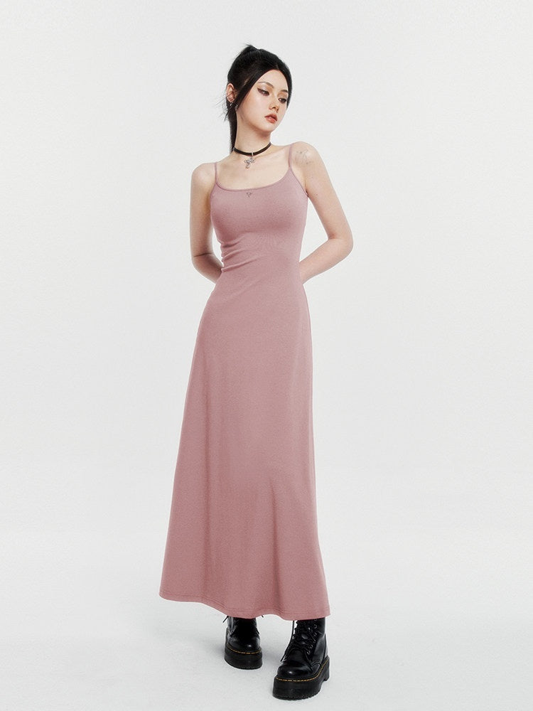 VOCK_Spaghetti_Strap_Knit_A_Line_Slimming_Women's_Cotton_Spandex_Slip_Maxi_Dresses_706703117474_MISSTT