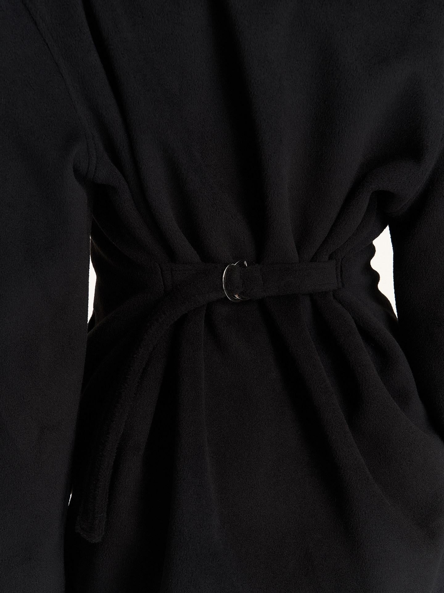 VOCK Street Biker Hourglass Waist Zipper Lapel Women's Wool Blend Short Coats