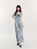 VOCK_Vintage_Faux_Denim_Lace_Print_A_Line_Spaghetti_Strap_Women's_Slip_Midi_Dresses_782057535282_MISSTT