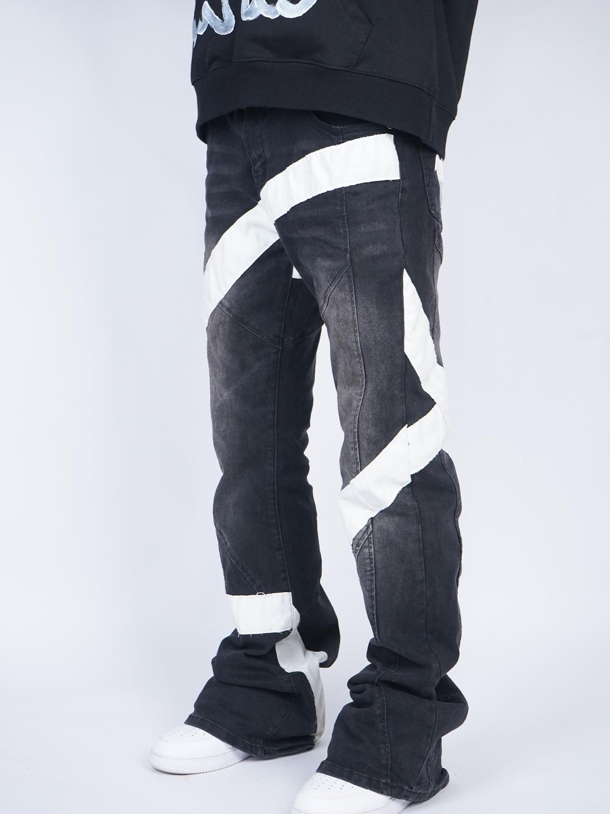 Vinkid Cross Low Waist Women's Denim Slim Jeans