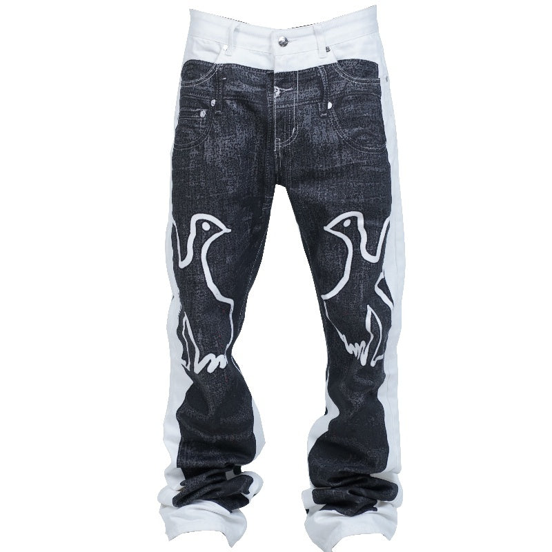 Vinkid_Faux_Layered_Peace_Dove_Patch_Pocket_Women's_Denim_Straight-leg_Jeans_782301175813_MISSTT