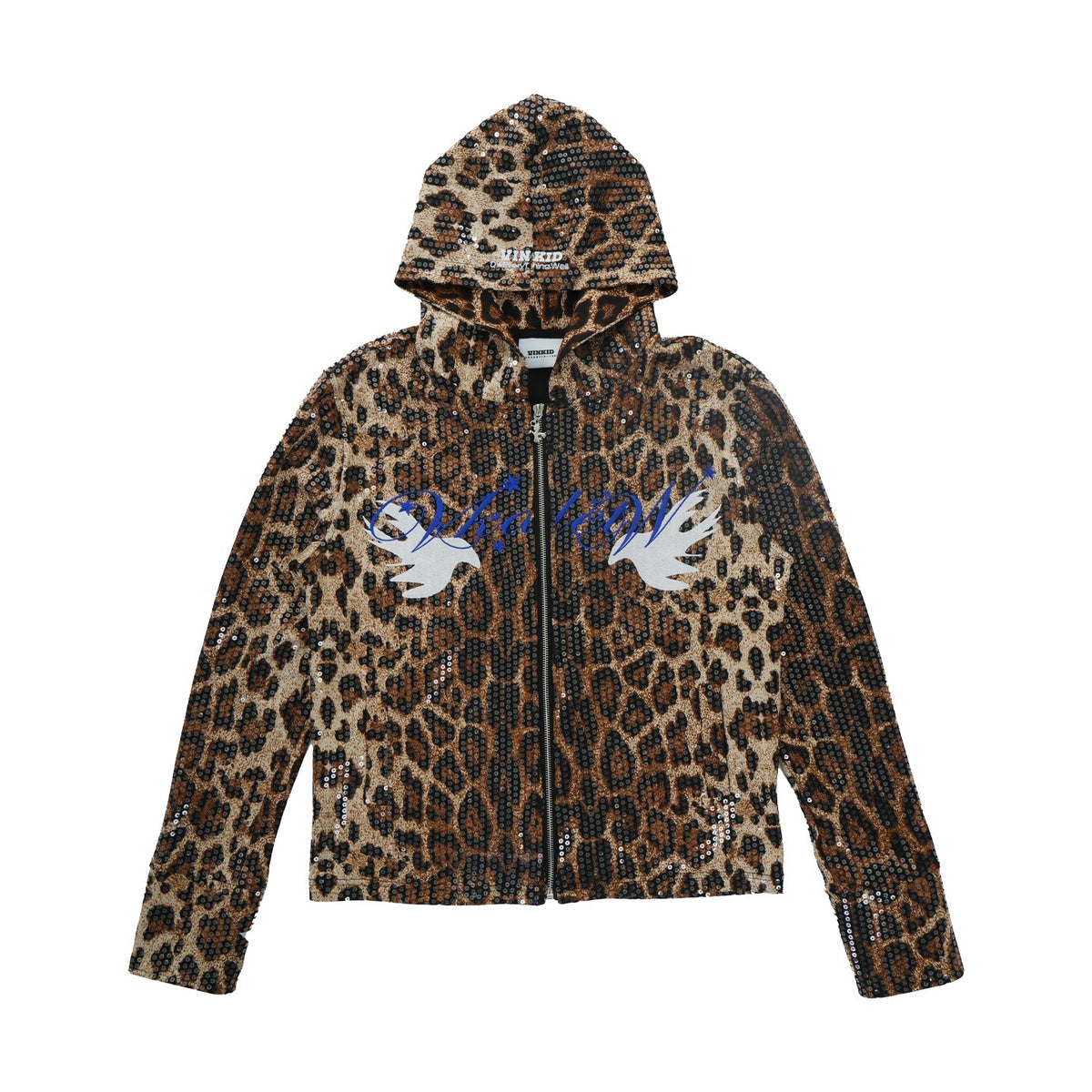 Vinkid_Leopard_Print_Sequin_Loose_Fit_Women's_Polyester_Zip-up_Hoodies_1077817448575_MISSTT
