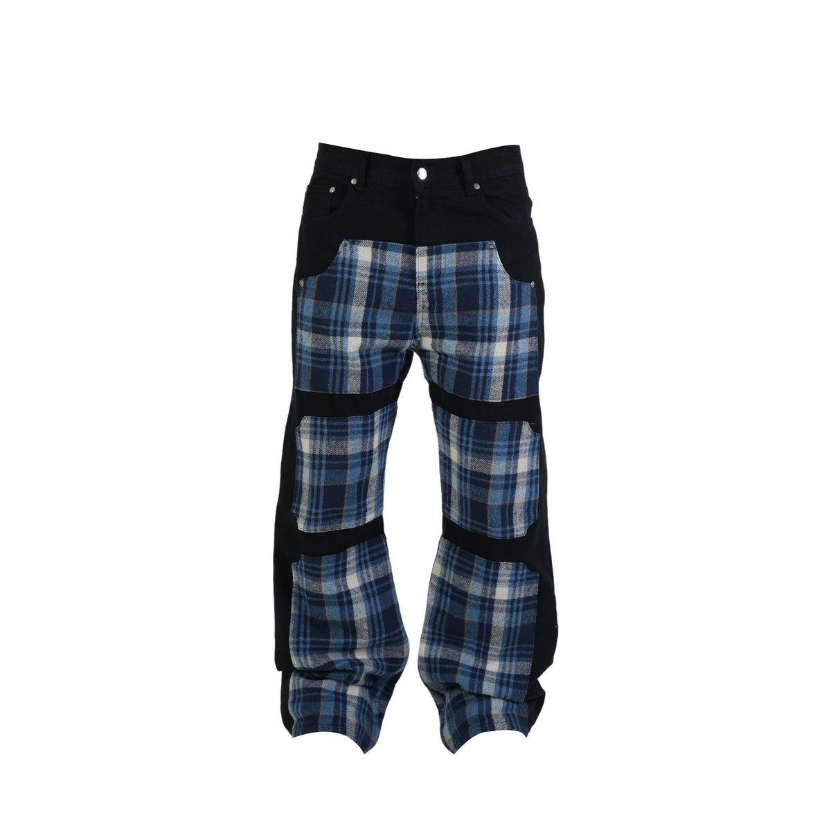 Vinkid_Plaid_Geometric_Patchwork_Women's_Denim_Wide-leg_Jeans_1034732747877_MISSTT