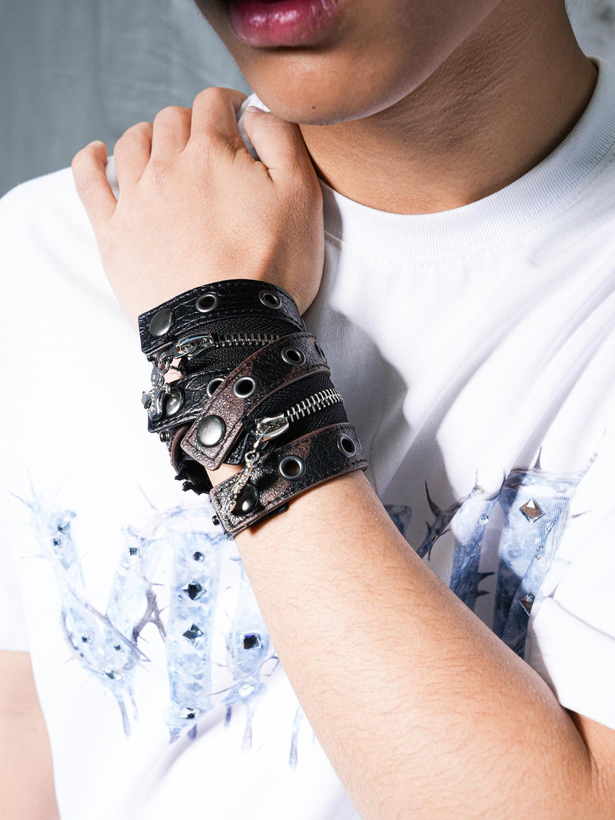 Vinkid Punk Hip Hop Dove Charm Women's Bracelets