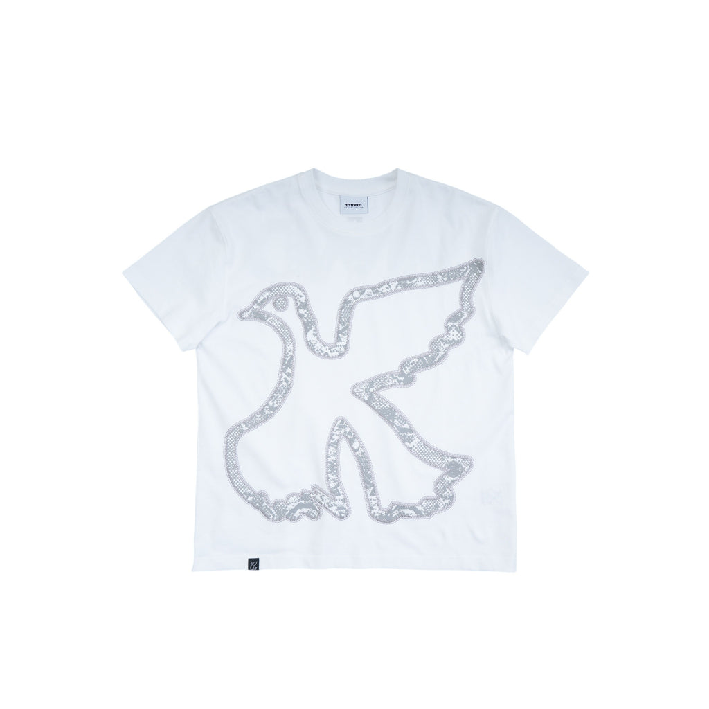 Vinkid_Snake_Print_Dove_Layered_Women's_Cotton_Short_Sleeve_T-shirts_1034724975330_MISSTT