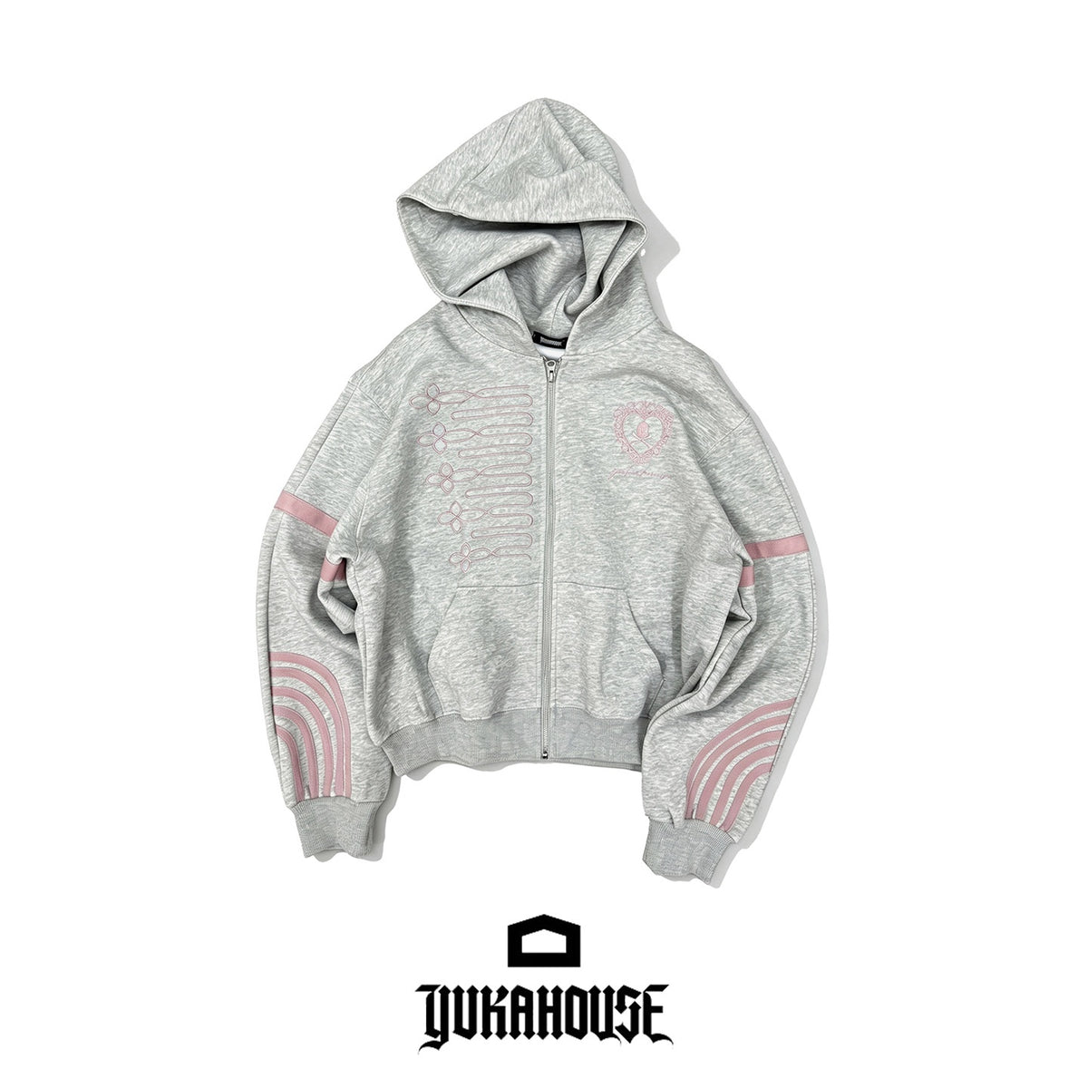YUKAHOUSE_American_Gothic_Striped_Embroidered_Women's_Cotton_Blend_Zip-up_Hoodies_1078958704668_MISSTT