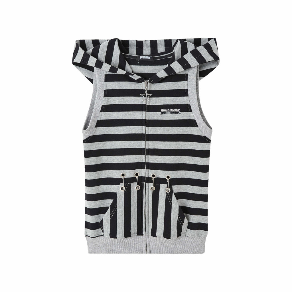 YUKAHOUSE_Black_Grey_Rabbit_Ear_Striped_Vintage_Loose_Women's_Cotton_Blend_Tank_Tops_900753556948_MISSTT