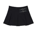 YUKAHOUSE_Black_Low_Waist_Aline_Lace_Up_Buckle_Women's_Cotton_Blend_Pleated_Skirts_668924212642_MISSTT
