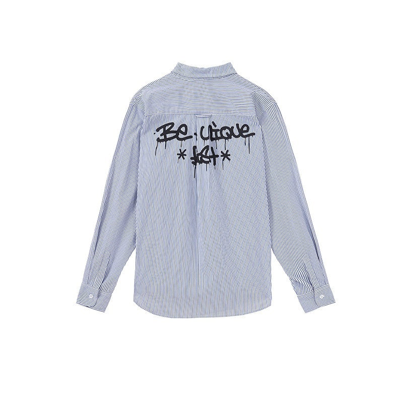 YUKAHOUSE_Blue_White_Striped_Paint_Splatter_Loose_Women's_Cotton_Shirt_Jackets_673731889277_MISSTT