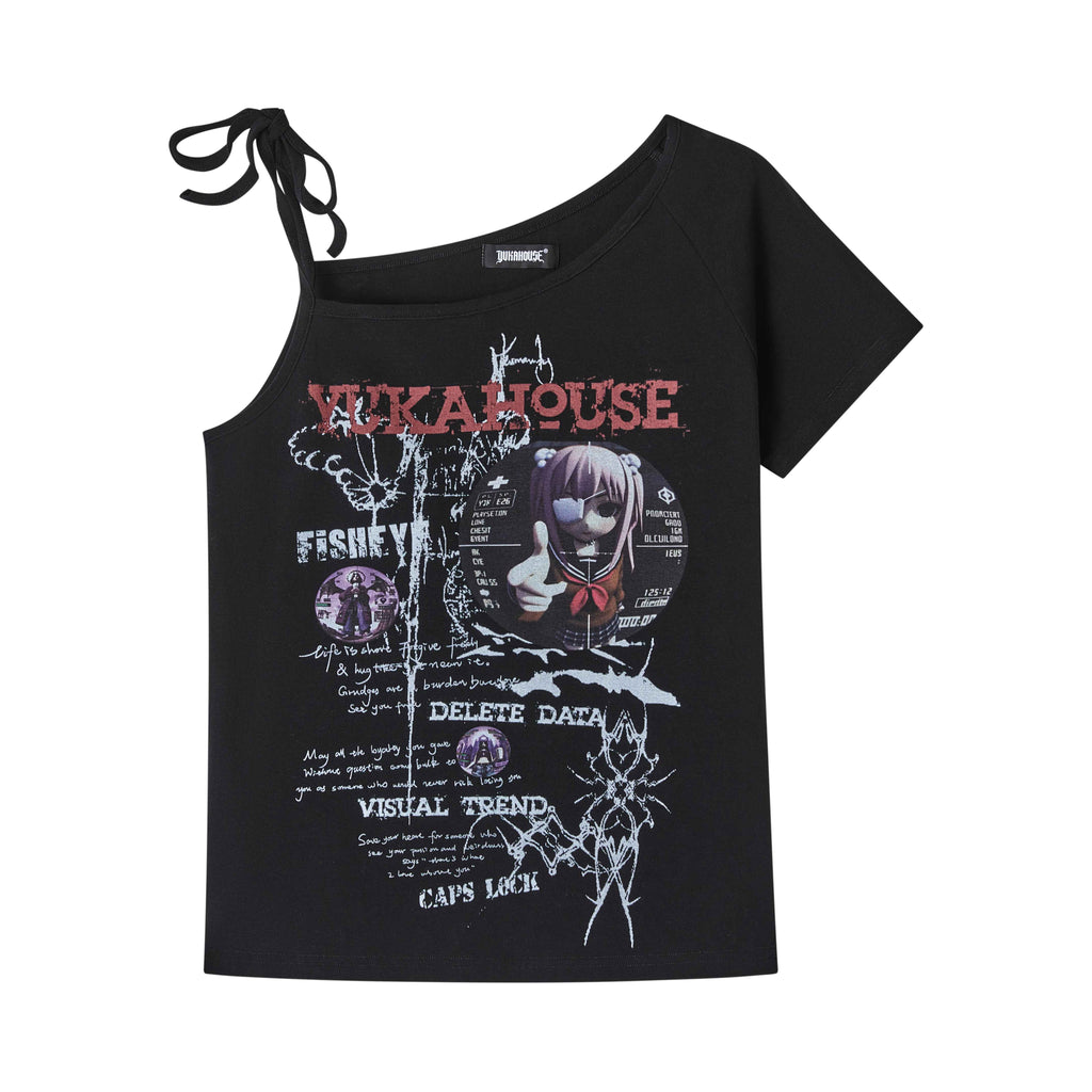 YUKAHOUSE_Cropped_Retro_Punk_Print_Lace_Up_Women's_Cotton_Short_Sleeve_T-shirts_958113073259_MISSTT