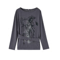YUKAHOUSE_Gray_Slanted_Shoulder_Print_Loose_Women's_Cotton_Blend_Long_Sleeve_T-shirts_955742850009_MISSTT