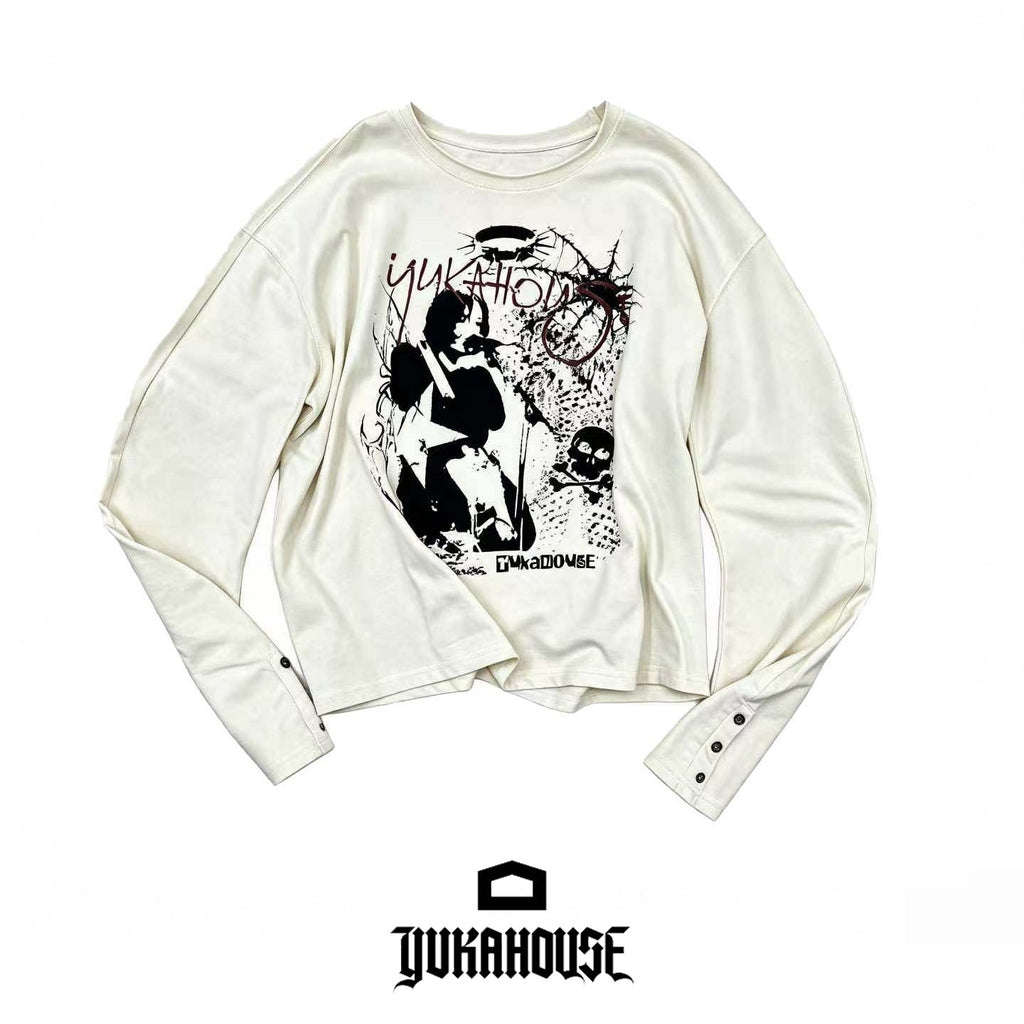 YUKAHOUSE_Grunge_Graphic_Print_Loose_Cotton_Women's_Long_Sleeve_T-shirts_1072635823493_MISSTT