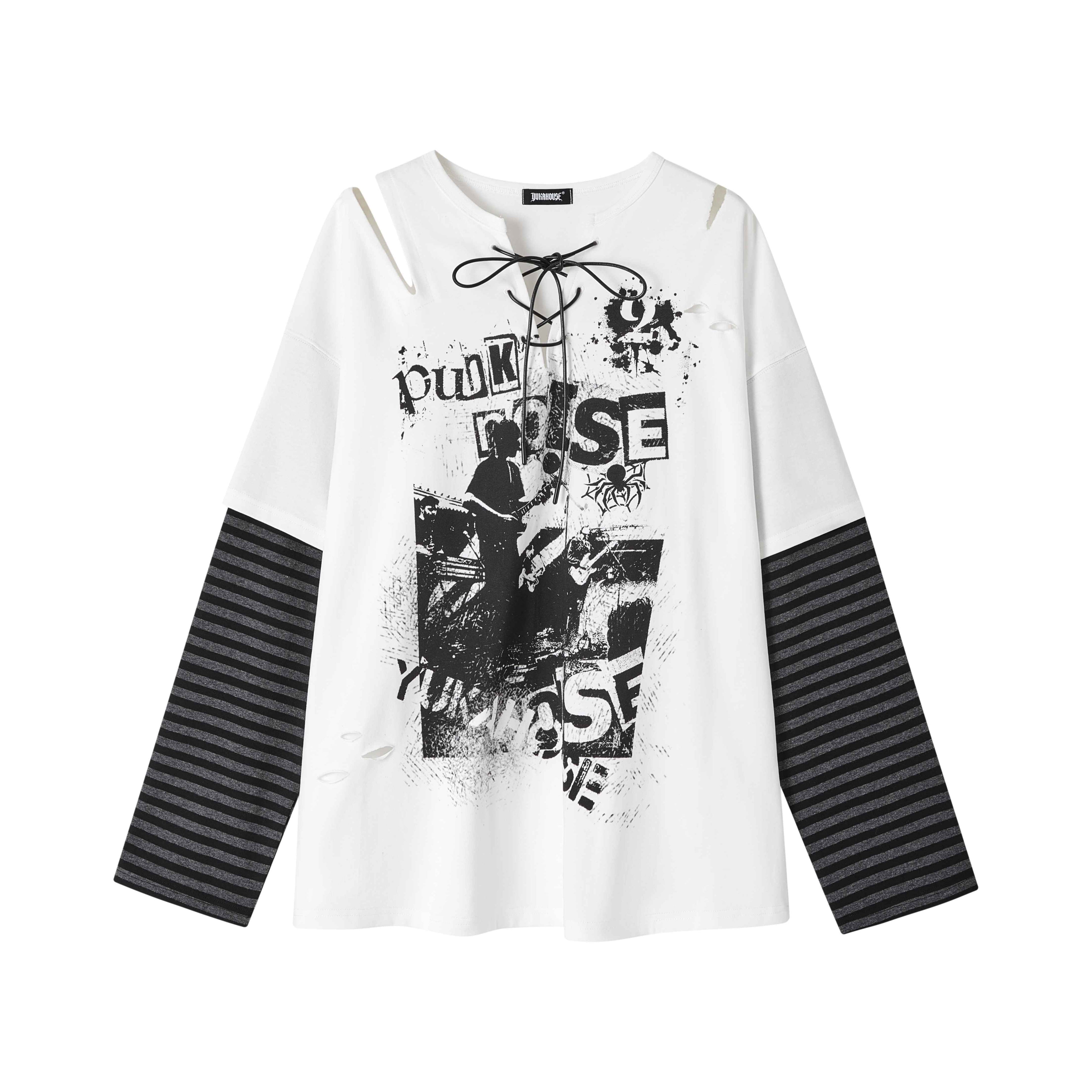 YUKAHOUSE_Patchwork_Striped_Hooded_Drawstring_Women's_Cotton_Long_Sleeve_T-shirts_955758190794_MISSTT