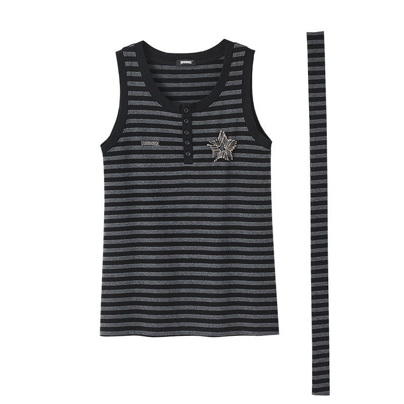 YUKAHOUSE_Retro_Star_Stripe_Spaghetti_Strap_Women's_Polyester_Cotton_Blend_Tank_Tops_765122836571_MISSTT