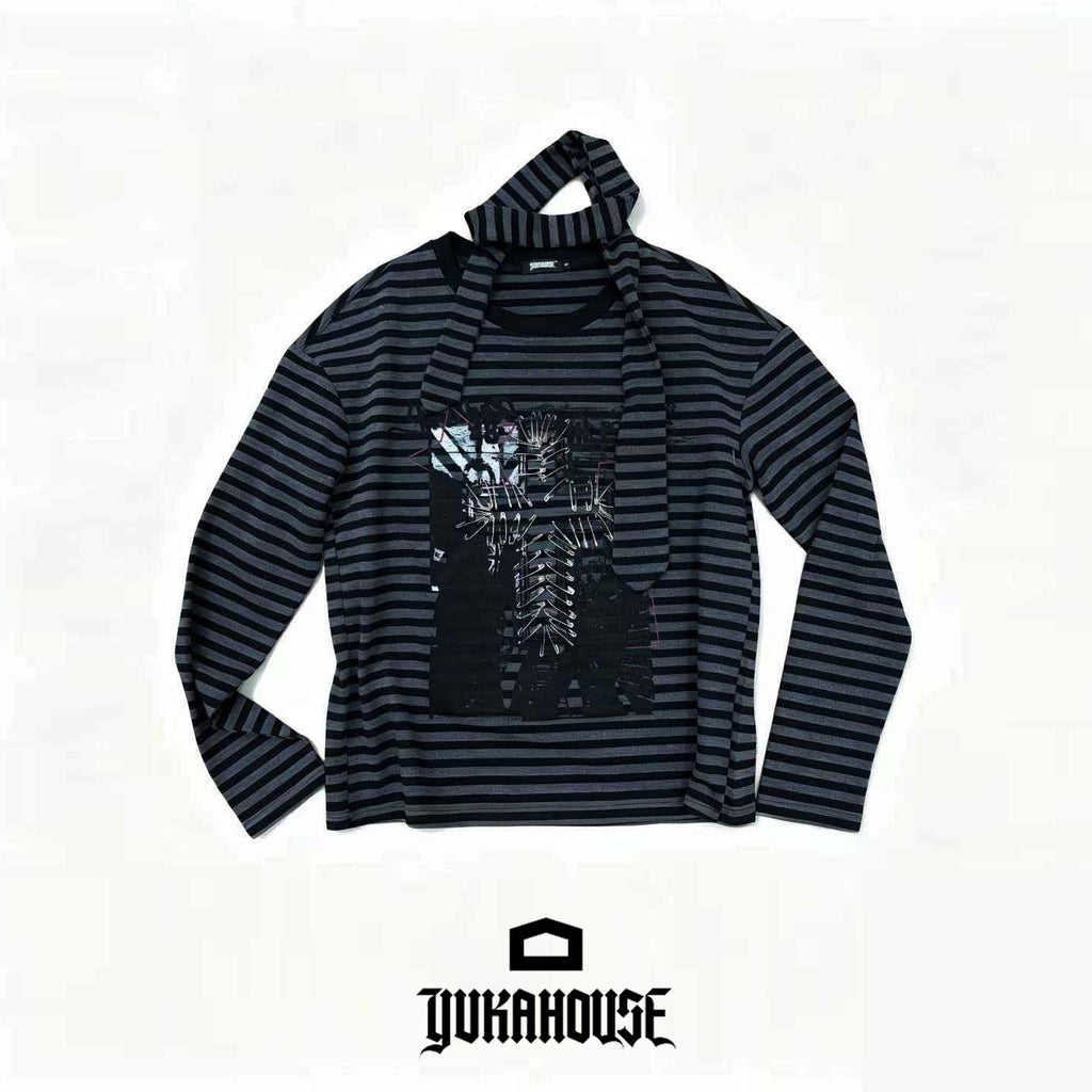 YUKAHOUSE_Striped_Print_Metal_Punk_Women's_Cotton_Long_Sleeve_T-shirts_1073012314627_MISSTT