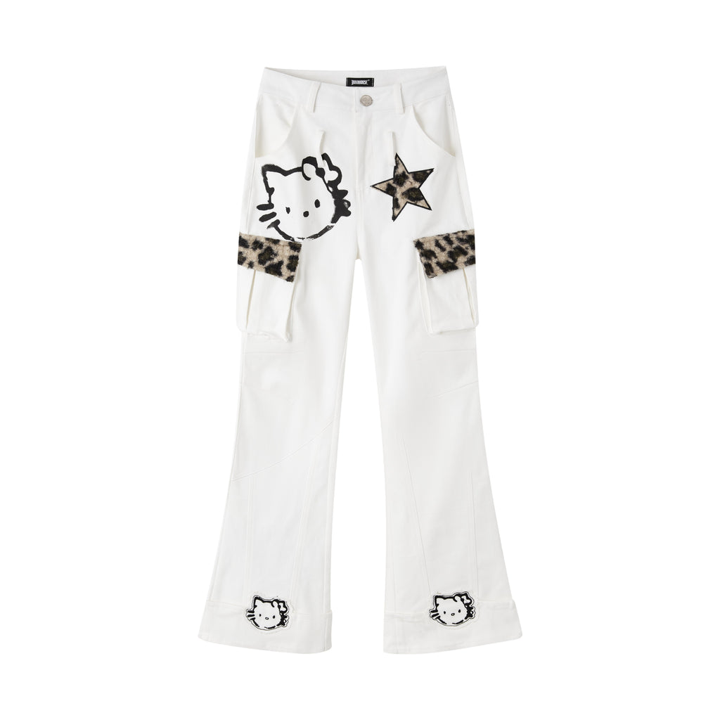 YUKAHOUSE_Washed_3d_Pocket_Cargo_High_Waist_Micro_Flare_Women's_Cotton_Bootcut_Pants_899930430893_MISSTT