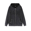 YUKAHOUSE_Washed_Black_Cat_Ear_Safety_Pin_Street_Style_Women's_Cotton_Blend_Zip-up_Hoodies_979323405311_MISSTT