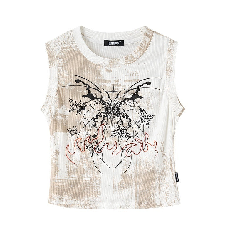 YUKAHOUSE_White_Cropped_Y2k_Subculture_Print_Women's_Cotton_Viscose_Spandex_Tank_Tops_762250480179_MISSTT