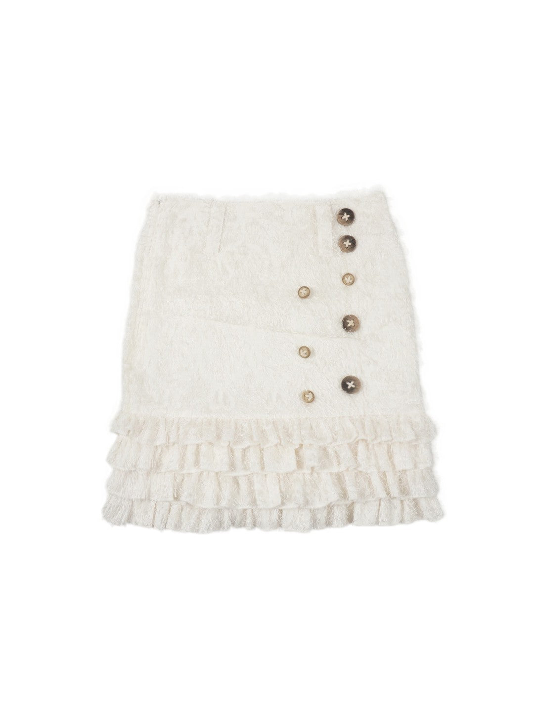 allbubble Fringed Low Waist Bodycon Skirts