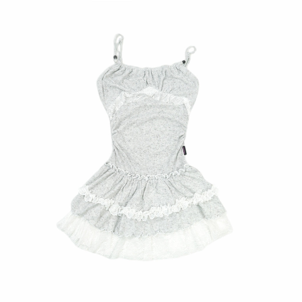 allbubble_Gray_White_Lace_Pleated_Fitted_Women's_Polyester_Slip_Mini_Dresses_1024143009260_MISSTT