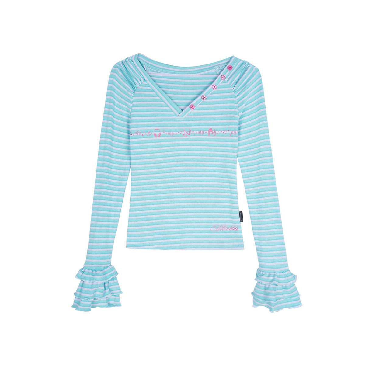 allbubble_Striped_Print_V-neck_Slim_Fit_Knit_Women's_Long_Sleeve_T-shirts_1083775546764_MISSTT