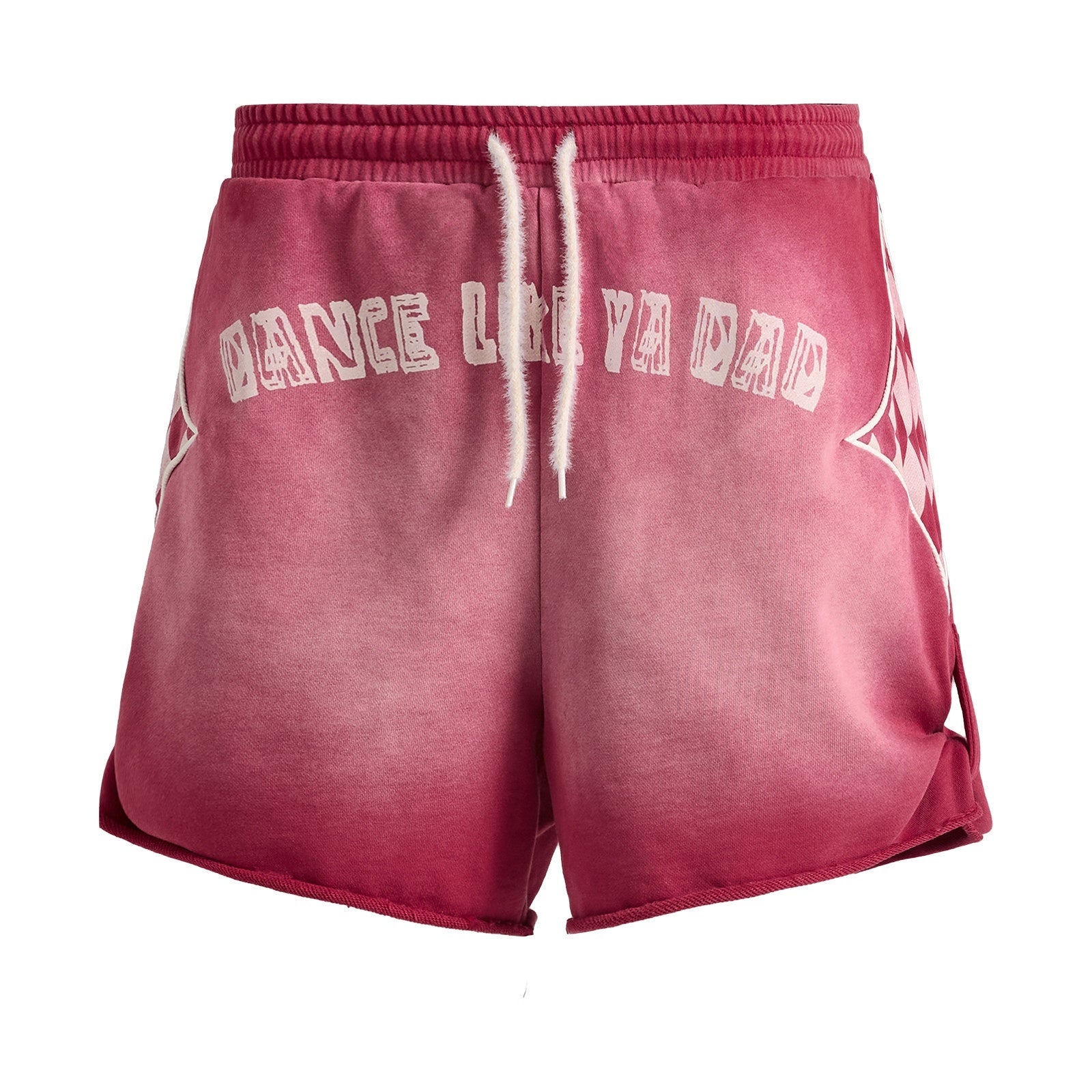 EMOBROTHER_Pure_Cotton_Embroidery_Relaxed_Midrise_Pockets_Text_Red_Blue_Short_Trousers_MISSTT