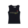 Achihara_Hotfix_Rhinestone_Letter_Print_Women'S_Cotton_Stretch_Tank_Tops_MISSTT
