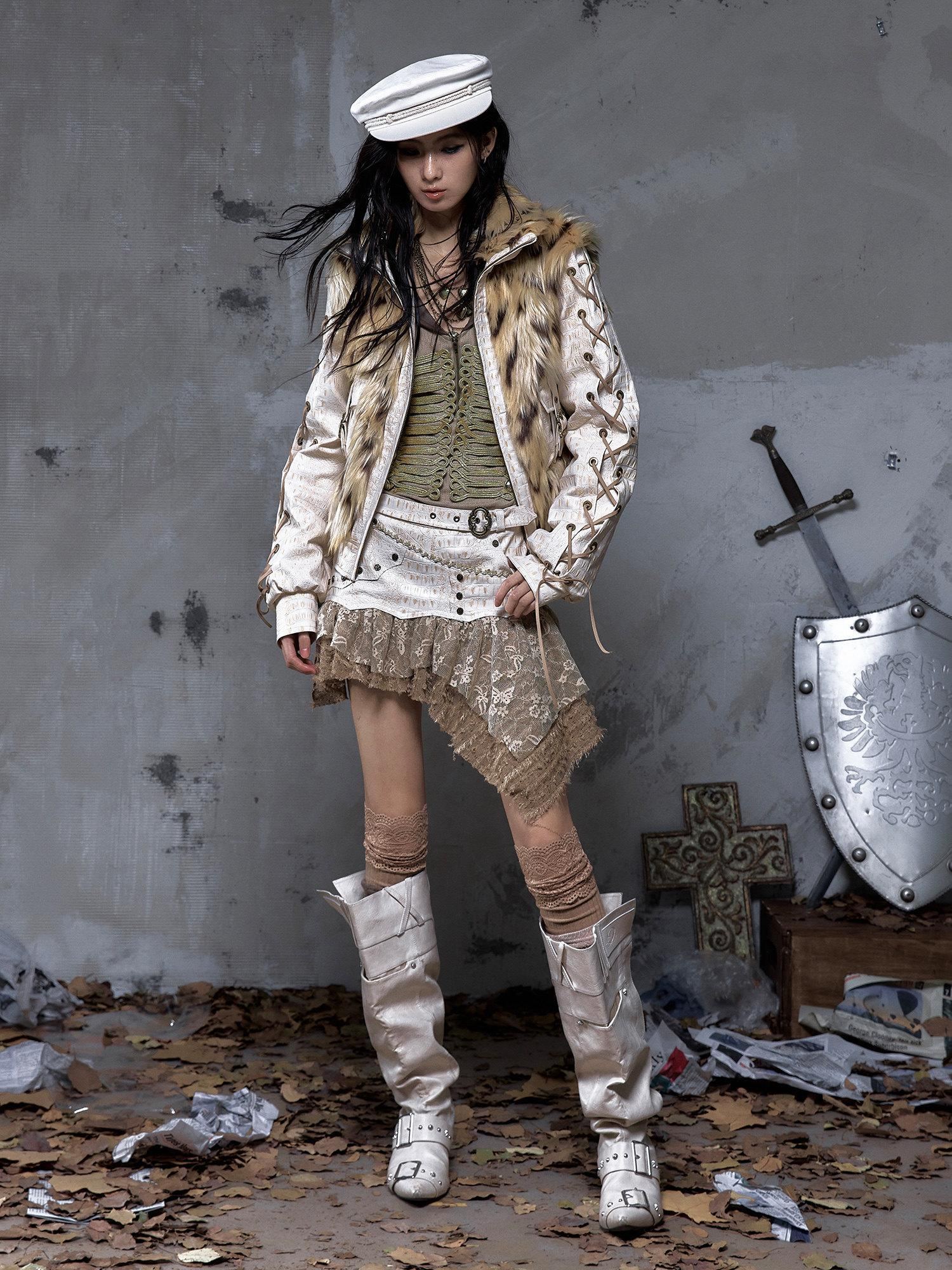 NO ROMANCE Pastel Yellow Faux Two Piece Slim Mid Rise City Walk Casual Women Mini Skirts
