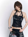 Frustration_Garden_Backless_Halter_Slim_Fit_Suede_Skull_Print_Zipper_Studded_Padded_Camisoles_MISSTT