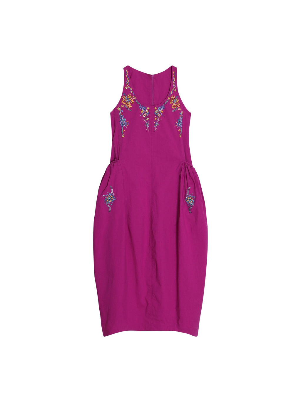 badtaste_Blue_Heavy_Sequin_Embroidery_Cocoon_Silhouette_Women's_Cotton_Slip_Maxi_Dresses_1044455815373_MISSTT