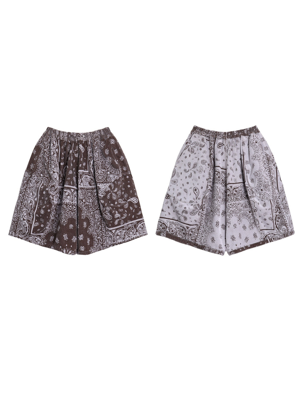 badtaste_Brushed_Jacquard_Plaid_Reversible_Wideleg_Women's_Cotton_Blend_Bermuda_Shorts_990542789949_MISSTT