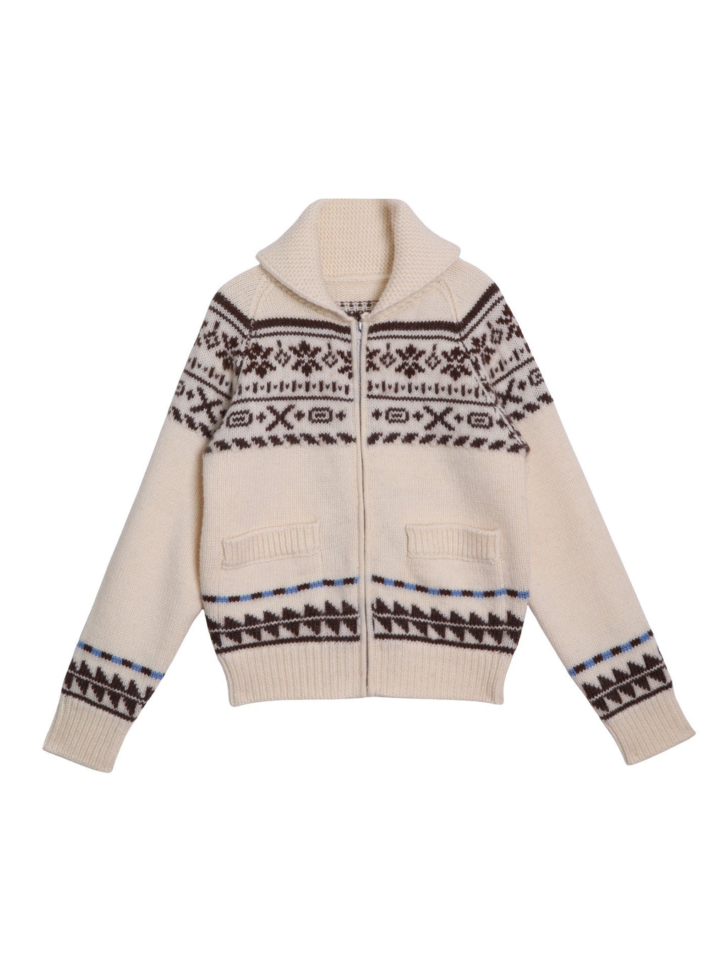 badtaste_Chunky_Fair_Isle_Knit_Thick_Loose_Fit_Women's_100_Percent_Wool_Cardigans_992865409446_MISSTT