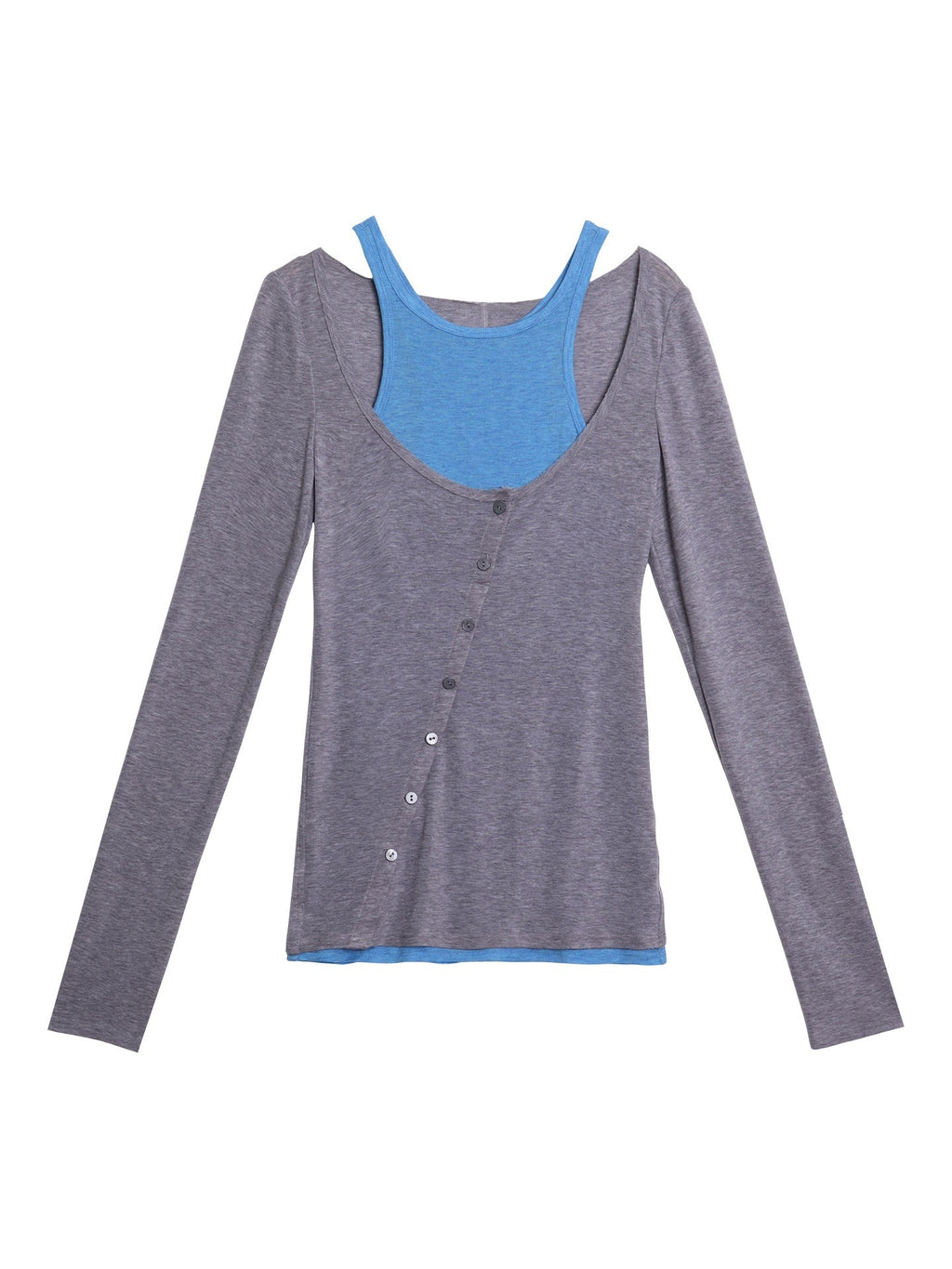 badtaste_Colorblock_Faux_Two_Layer_Slim_Women's_Tencel_Wool_Long_Sleeve_T-shirts_990813357168_MISSTT