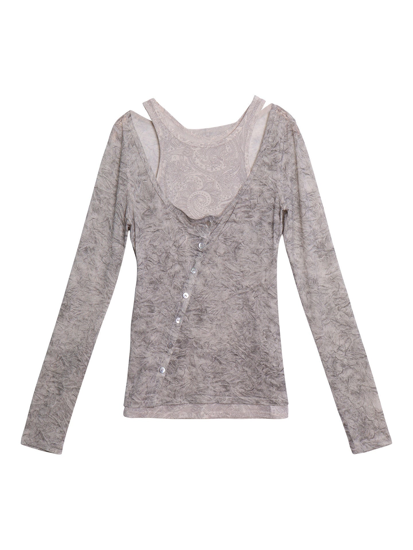 badtaste_Contrast_Vintage_Print_Faux_Layered_Women's_Acetate_Knit_Long_Sleeve_T-shirts_991502108938_MISSTT