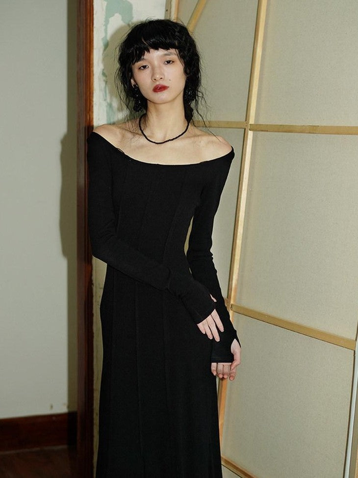 badtaste Convertible Vintage Slim Split Fishtail U Neck Women's Bodycon Maxi Dresses