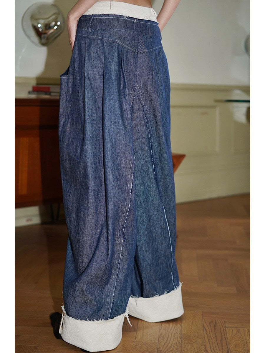 badtaste_Denim_Blue_Western_Retro_Low_Waist_Women's_Linen_Cotton_Wide-leg_Jeans_711999752679_MISSTT