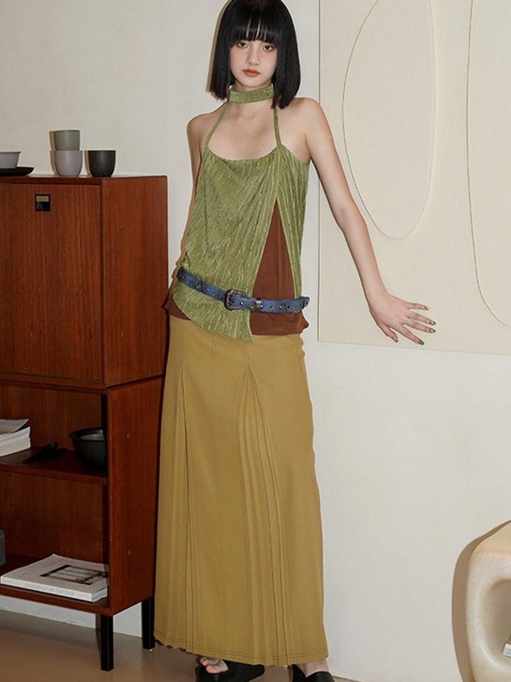 Edgy Western Niche Design Women's Pu Versatile Cool Blue Apricot Belts
