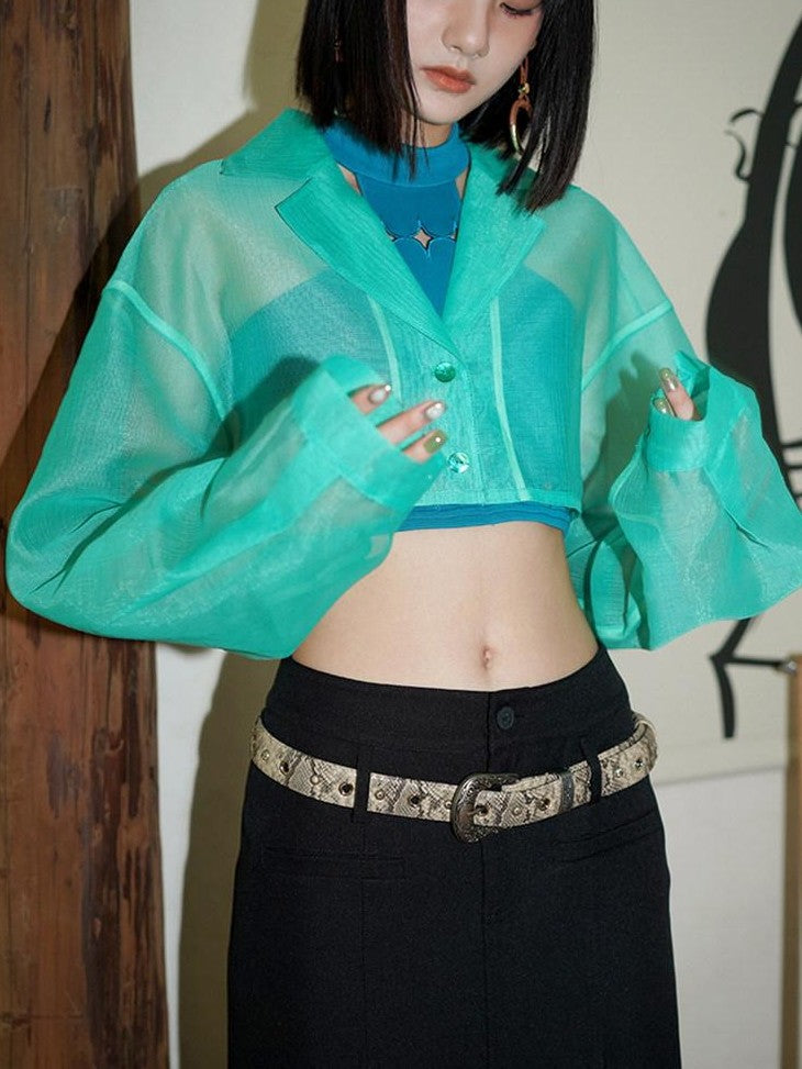 Edgy Western Niche Design Women's Pu Versatile Cool Blue Apricot Belts