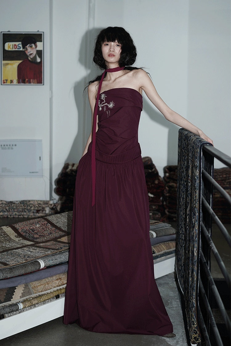 badtaste_Embroidered_New_Chinese_Faux_Two_Piece_Women's_Strapless_Maxi_Dresses_799887030498_MISSTT