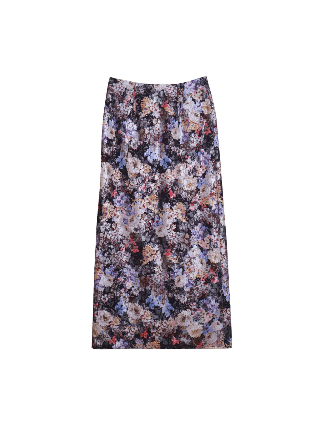 badtaste_Floral_Metallic_Foil_Pleated_H_Silhouette_Women's_Maxi_Skirts_970686567839_MISSTT