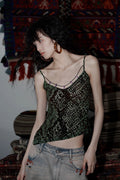 badtaste_Green_Western_Asymmetric_Slimming_Women's_Flocked_Velvet_Camisoles_799804995327_MISSTT