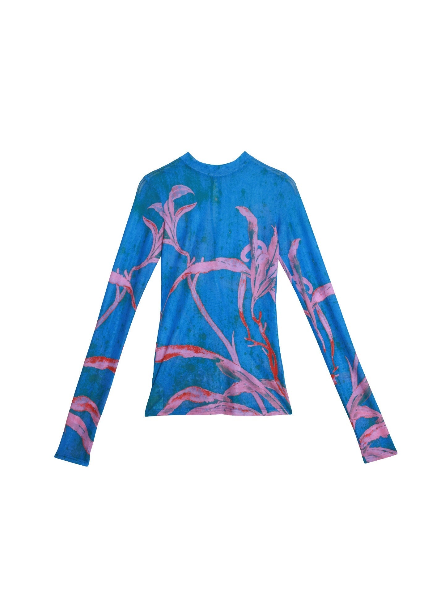 badtaste_Mesh_Cutout_Chinese_Print_Two_Way_Women's_Mesh_Tulle_Long_Sleeve_T-shirts_970619187803_MISSTT