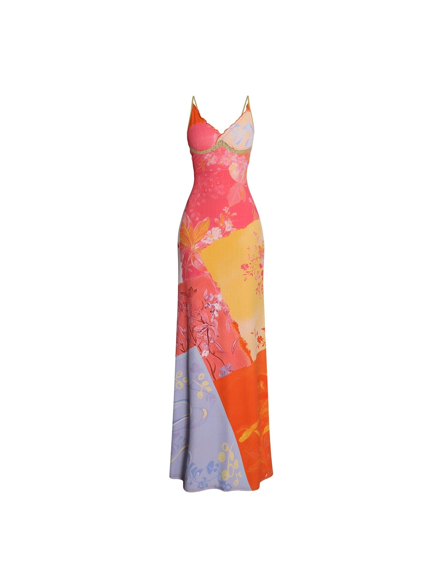 badtaste_New_Chinese_Print_V-neck_Lace_Mermaid_Women's_Slip_Maxi_Dresses_1056944558041_MISSTT
