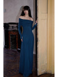 badtaste_Peacock_Blue_Off_Shoulder_Slim_Two_Piece_Women's_Strapless_Maxi_Dresses_705287069238_MISSTT