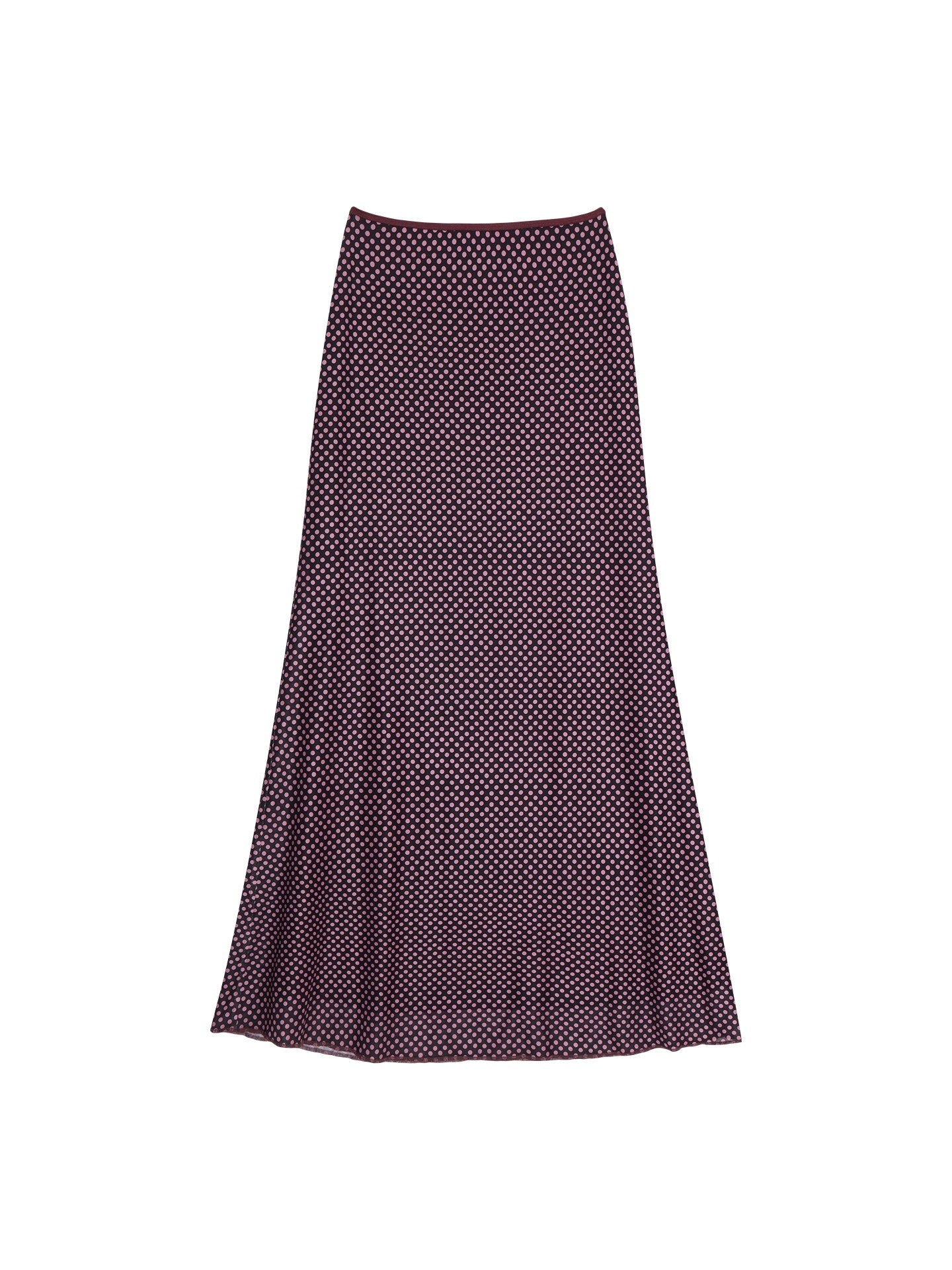 badtaste_Polka_Dot_Contrast_Print_Mesh_Tulle_Slim_Fit_Women's_Mermaid_Skirts_1056174139367_MISSTT