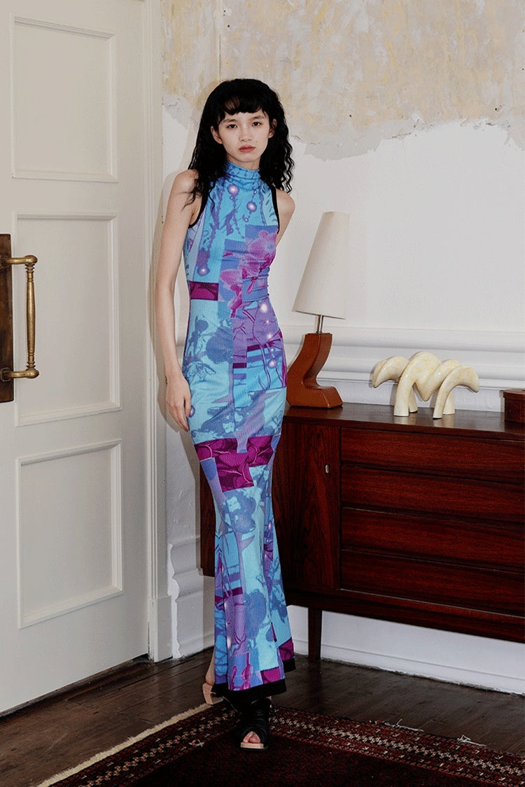 badtaste_Printed_Hollowout_Stand_Collar_Sleeveless_Women's_Bodycon_Maxi_Dresses_778976626307_MISSTT