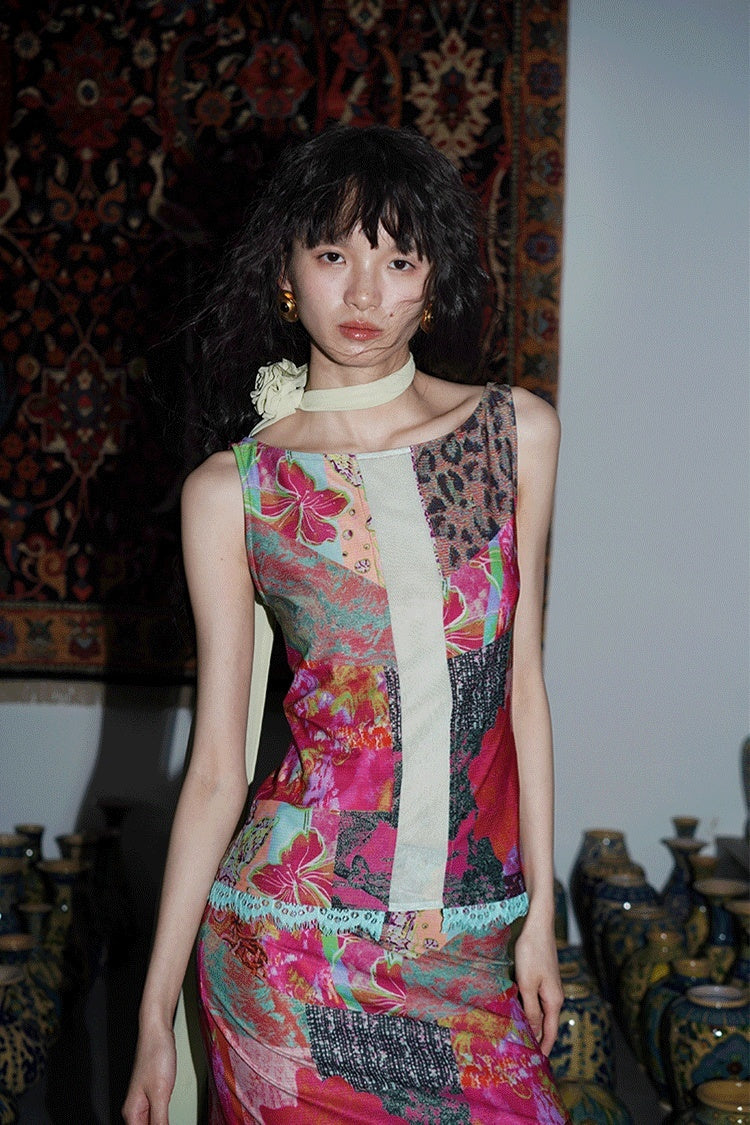 badtaste_Printed_New_Chinese_Patchwork_Vest_Women's_Matching_Skirt_Sets_800017961313_MISSTT