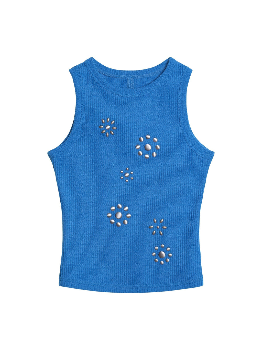 badtaste_Rhinestone_Cutout_Open_Back_Slim_Solid_Knit_Women's_Tank_Tops_1058875612607_MISSTT