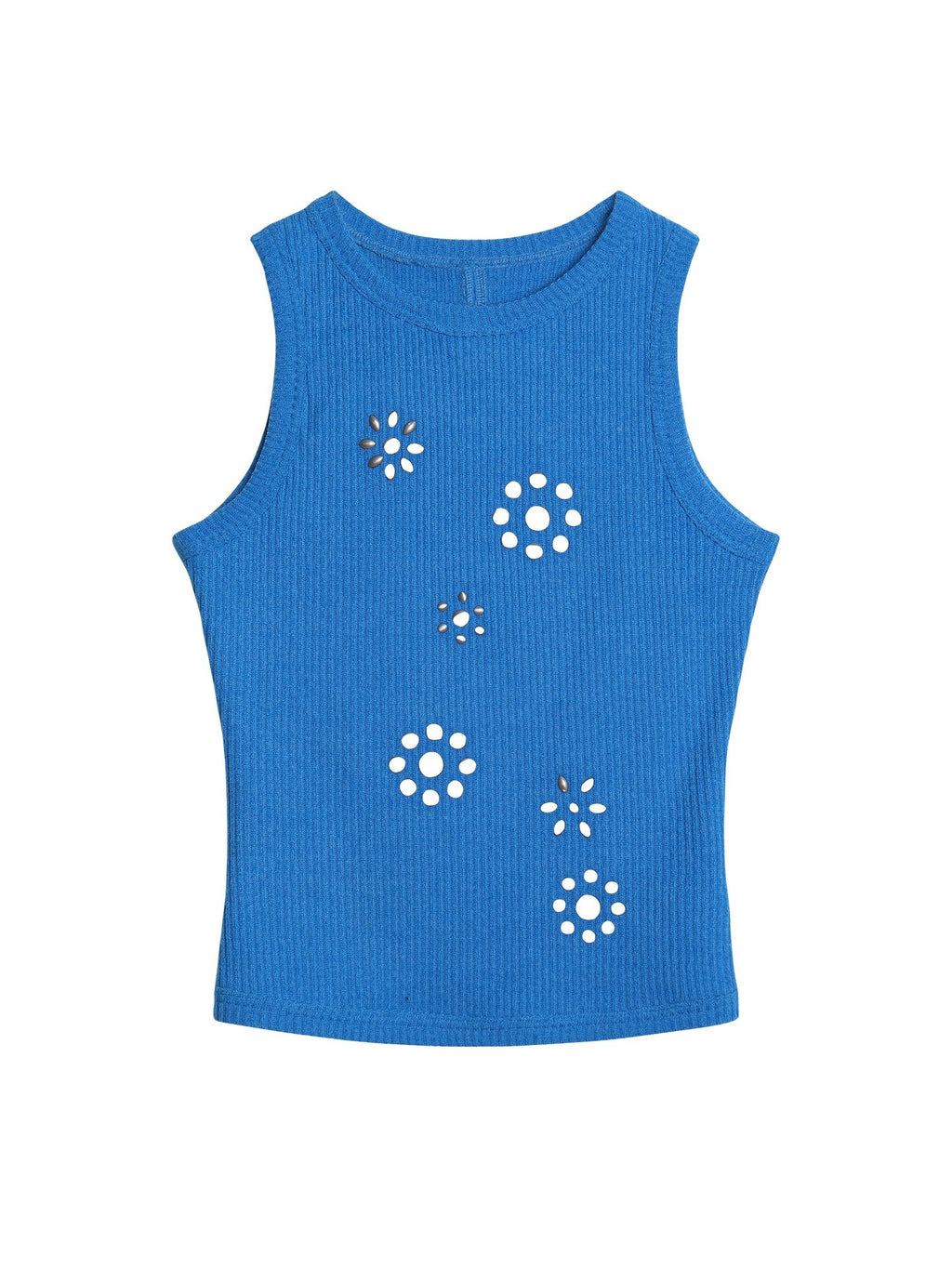 badtaste_Rhinestone_Cutout_Open_Back_Slim_Solid_Knit_Women's_Tank_Tops_1058875612607_MISSTT
