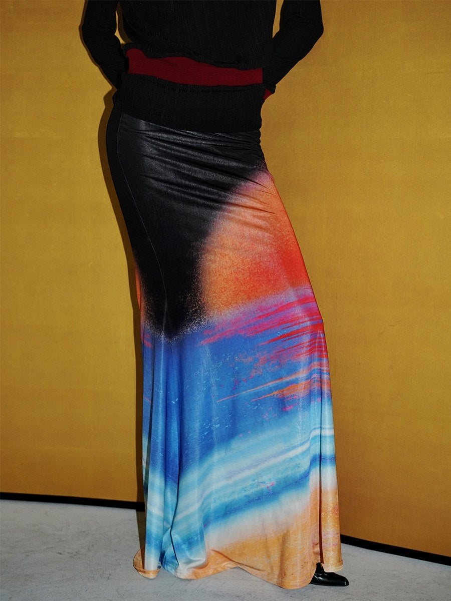 badtaste_Shimmering_New_Chinese_Print_Low_Waist_Floral_Sunset_Women's_Mermaid_Skirts_838286247920_MISSTT